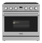 36 Inch Contemporary Professional Gas Range In Stainless Steel Thor Kitchen