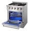 30 Inch Professional Dual Fuel Liquid Propane Range (Discontinued)