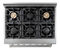 36 Inch Dual Fuel Range - Professional (Discontinued)