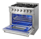 36 Inch Professional Dual Fuel Liquid Propane Range