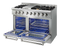 48 Inch Professional Dual Fuel Liquid Propane Range In Stainless Steel