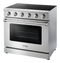 36 Inch Electric Range Professional