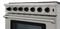 36 Inch Liquid Propane Range, 6 Burner Convection Oven