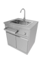 Outdoor Kitchen Sink Cabinet In Stainless Steel