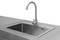 Outdoor Kitchen Sink Cabinet In Stainless Steel