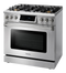 36 Inch Tilt Panel Gas Range Professional