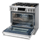 36 Inch Tilt Panel Gas Range Professional