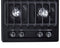 24" Wide 4-Burner Gas Cooktop, Battery Start Ignition