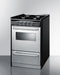 20" Wide Gas Range, Open Burners