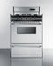 24" Wide Gas Range, Sealed Burners