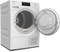 24" T1 Dryer Heat Pump Glass Door & Steam WiFi MTouch Control (Lotus White)