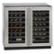 36" Dual-Zone Wine Refrigerator in Stainless Frame