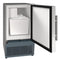 15" Crescent Ice Maker in Black Solid