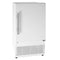 15" Crescent Ice Maker in White Solid
