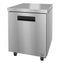 Freezer, Single Section Undercounter, Stainless Door with Lock