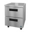 Freezer, Single Section Undercounter, Stainless Drawers