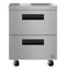 Freezer, Single Section Undercounter, Stainless Drawers