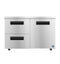 Low Profile Freezer, Two Section Undercounter, Drawer/Door Combo