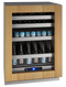 24" Dual-Zone Beverage Center in Integrated Frame