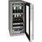 15" Beverage Center in Stainless Frame