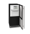 15" Crescent Ice Maker in Black Solid
