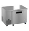 Side Mount Refrigerator, Single Section Undercounter, Stainless Door