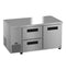 Side Mount Refrigerator, Two Section Undercounter, Drawer/Door Combo