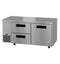 Side Mount Refrigerator, Two Section Undercounter, Drawer/Door Combo