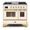 Majestic II 40 inch Dual Fuel Range with 6 Burners, Griddle