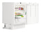 Under-worktop refrigerator for integrated use