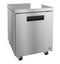 Refrigerator, Single Section Undercounter, Stainless Door with Lock