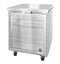 Low Profile Refrigerator, Single Section Undercounter, Full Glass Door