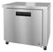 Refrigerator, Single Section Undercounter, Stainless Door with Lock