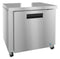 Refrigerator, Single Section Undercounter, Stainless Door with Lock