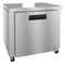 Refrigerator, Single Section Undercounter, Stainless Door with Lock