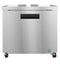 Refrigerator, Single Section Undercounter, Stainless Door