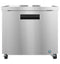Refrigerator, Single Section Undercounter, Stainless Door with Lock