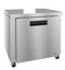 Refrigerator, Single Section Undercounter, Stainless Door with Lock