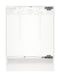 Under-worktop refrigerator for integrated use
