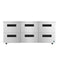 Low Profile Refrigerator, Three Section Undercounter, Stainless Drawers
