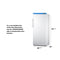 18 cu.ft. Upright Manual Defrost Refrigerator