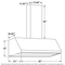 30” Designer Wall Mount Hood w/ Dimmable LED Lighting