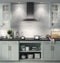 30” Smart Designer Wall Mount Hood W/ Perimeter Venting