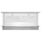 36" Retractable Downdraft System with Interior Blower Motor