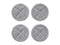 Jet Stick Spinning Sweeper Microfiber Pads (4 Pack)