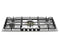 36 inch Italian-Made Gas Cooktop with 5 Brass Burners and Continuous Cast Iron Grates