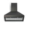 36 inch Designer Chimney Wall Hood with 600 CFM, Stainless Steel Baffle Filters, LED Lighting, Delay Shut-Off