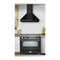 36 inch Designer Chimney Wall Hood with 600 CFM, Stainless Steel Baffle Filters, LED Lighting, Delay Shut-Off