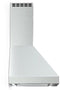 36 inch Designer Chimney Wall Hood with 600 CFM, Stainless Steel Baffle Filters, LED Lighting, Delay Shut-Off