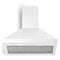 36 inch Designer Chimney Wall Hood with 600 CFM, Stainless Steel Baffle Filters, LED Lighting, Delay Shut-Off